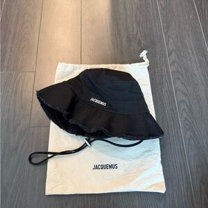 Jacquemus Black Bucket Hat!